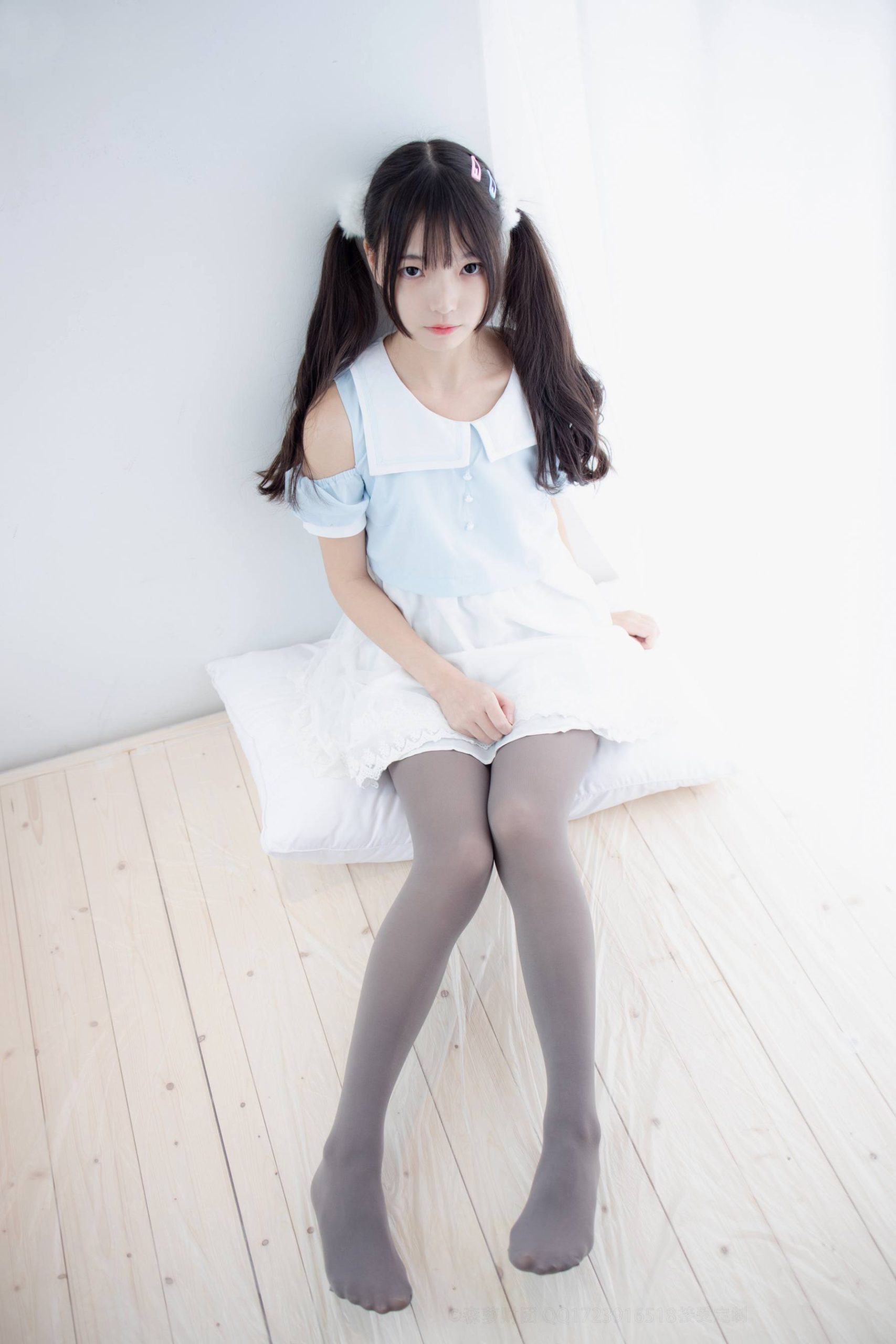 图片[2]-超级甜美的灰丝小姑娘【86P】20005-妹妹图库