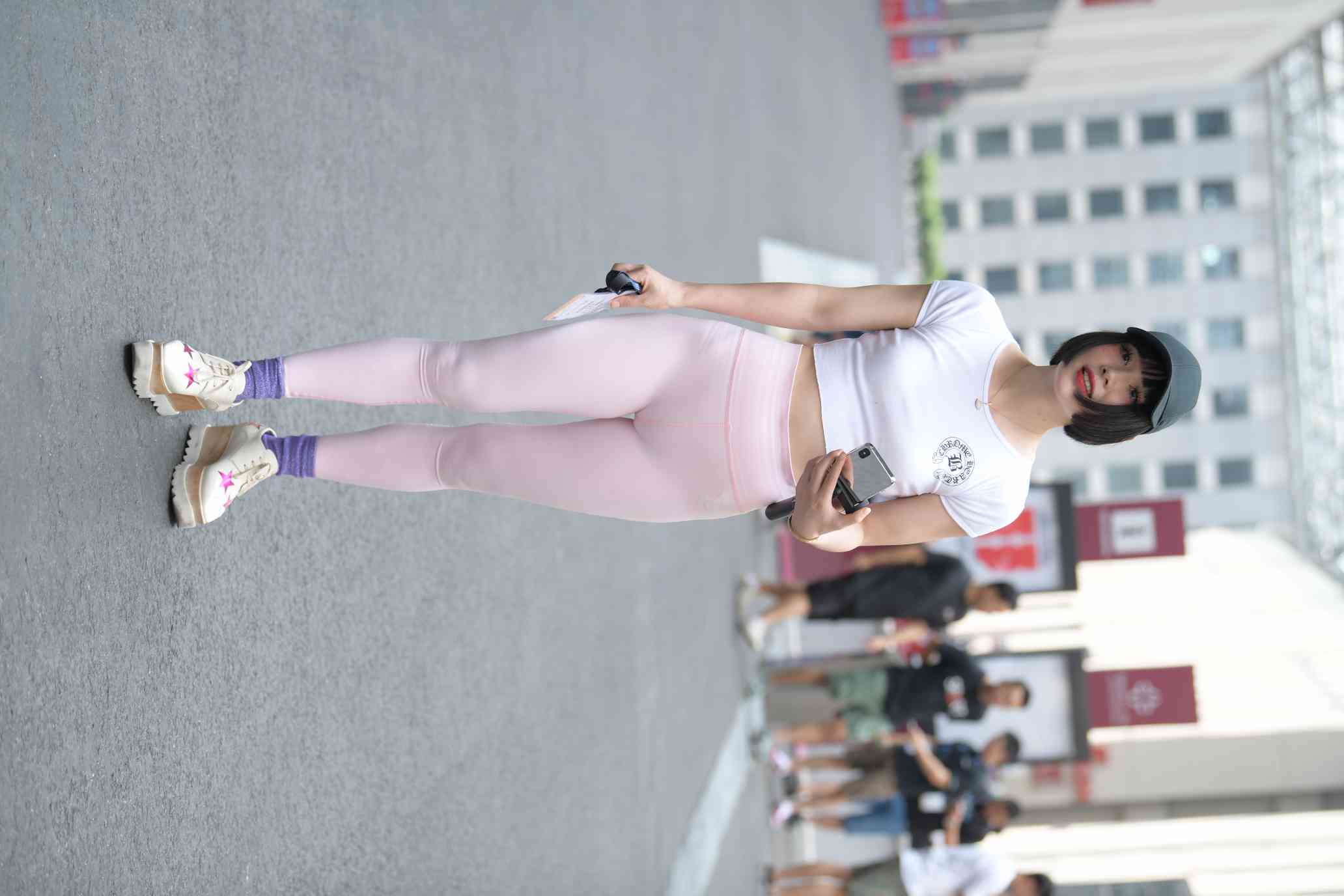 图片[2]-短发鸭舌帽时尚女生【102P】04022-妹妹图库