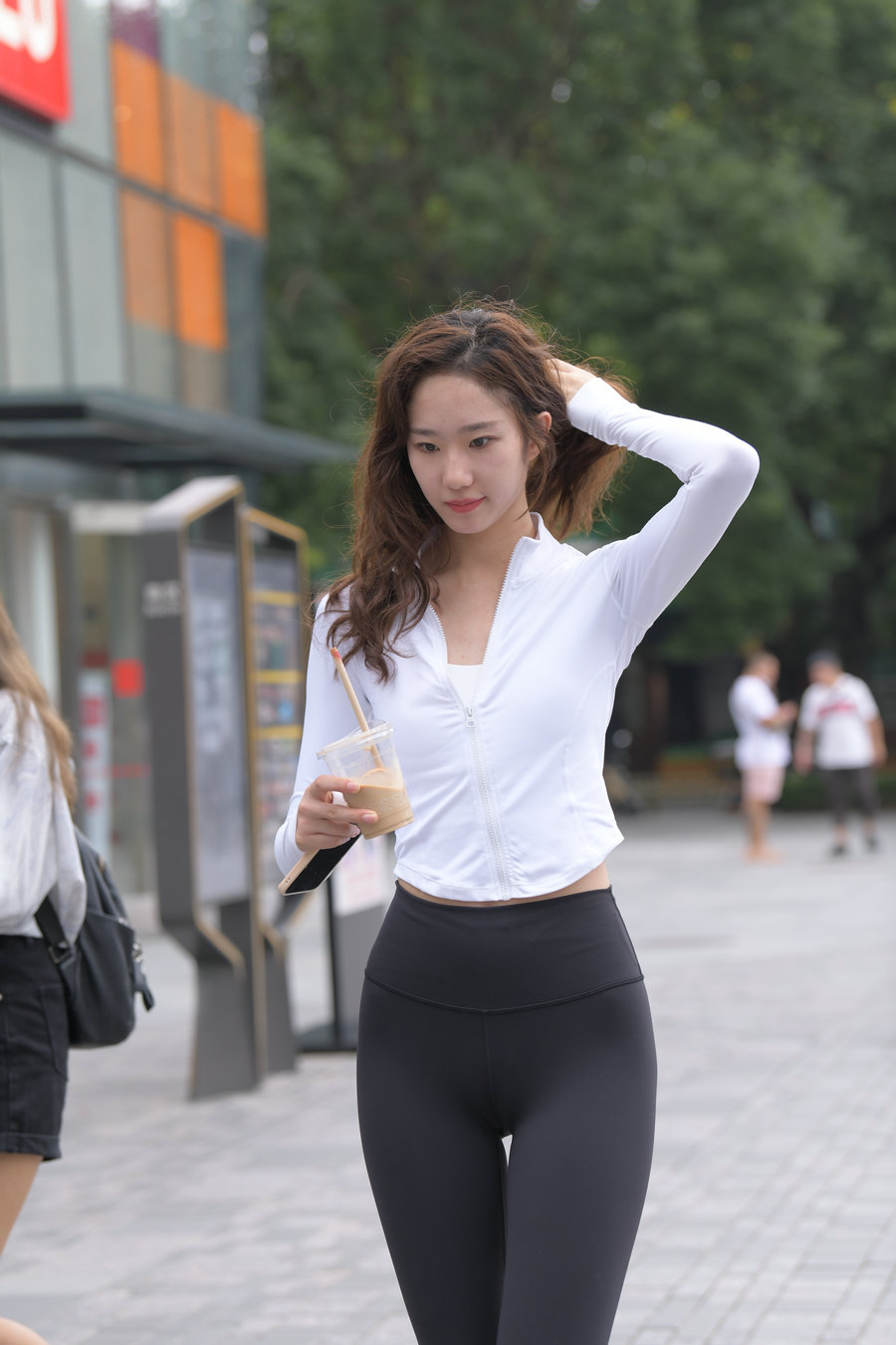 图片[3]-像刘亦菲的黑色瑜伽裤女孩J2237 340P1V-14.8GB-妹妹图库