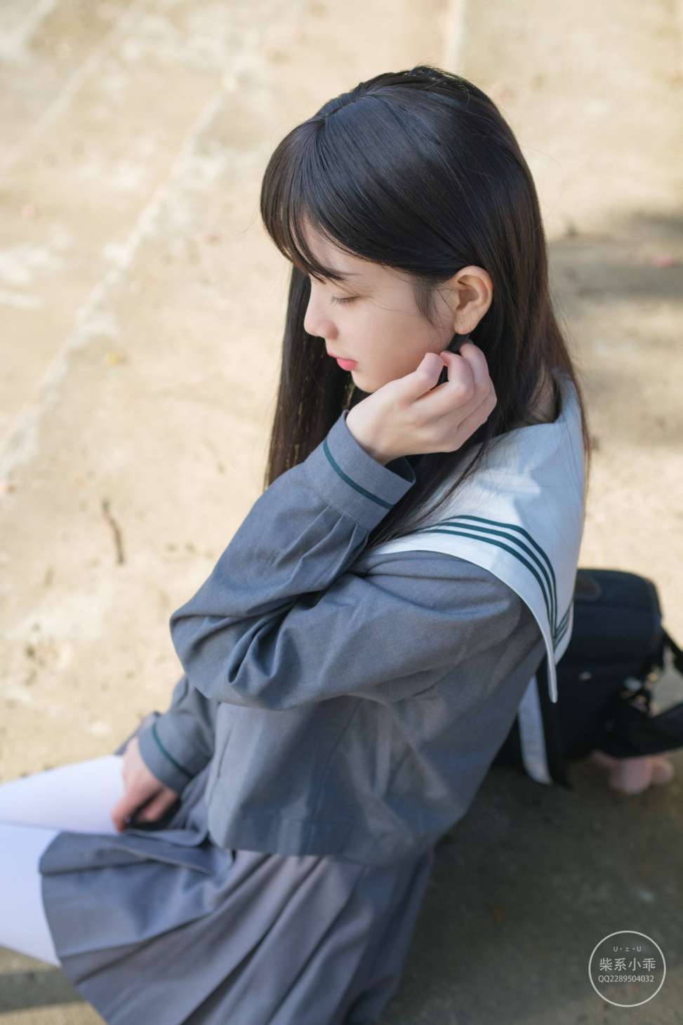 图片[3]-白丝清纯少女真的太可爱了【60P】20001-妹妹图库
