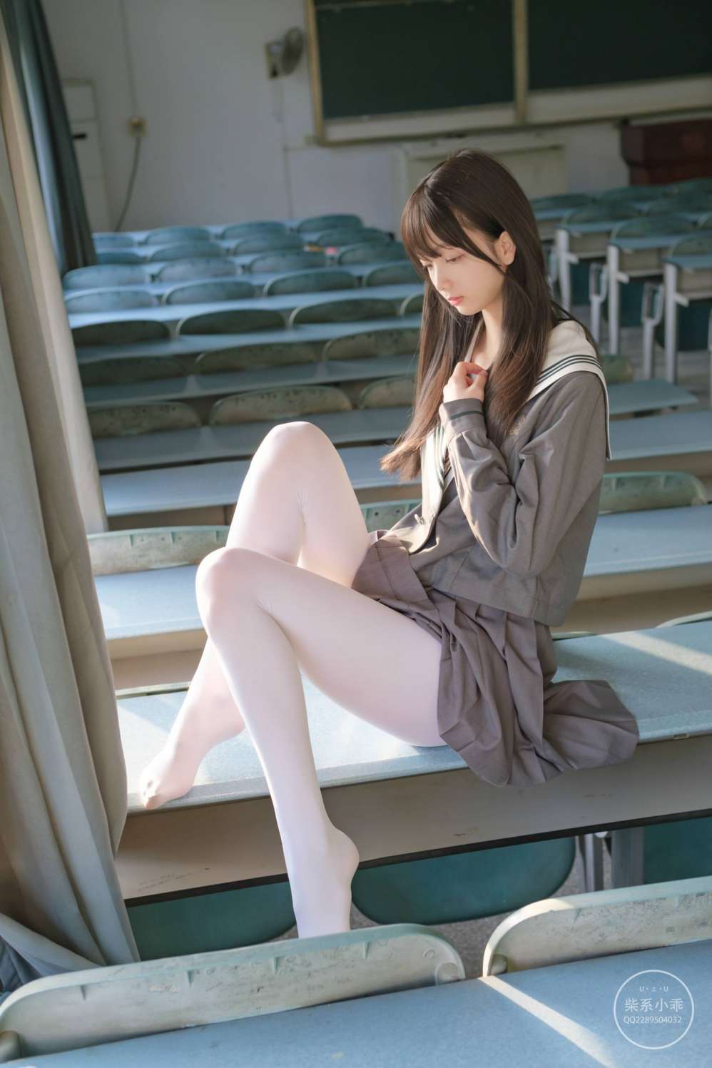 图片[5]-白丝清纯少女真的太可爱了【60P】20001-妹妹图库