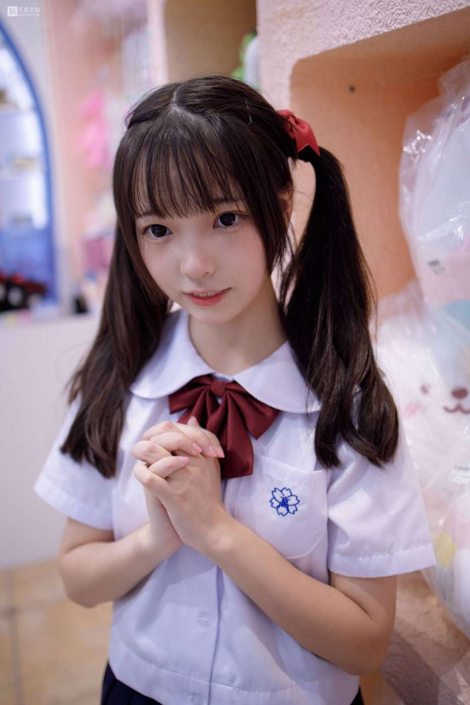 图片[4]-眼神好清澈的双马尾白丝女孩【75P】20019-妹妹图库