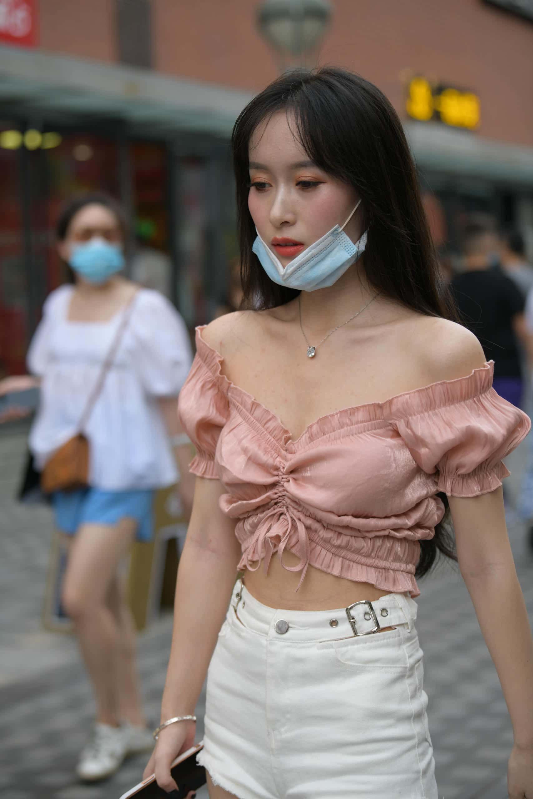 图片[3]-清纯动人粉白搭配【100P】J7926-妹妹图库