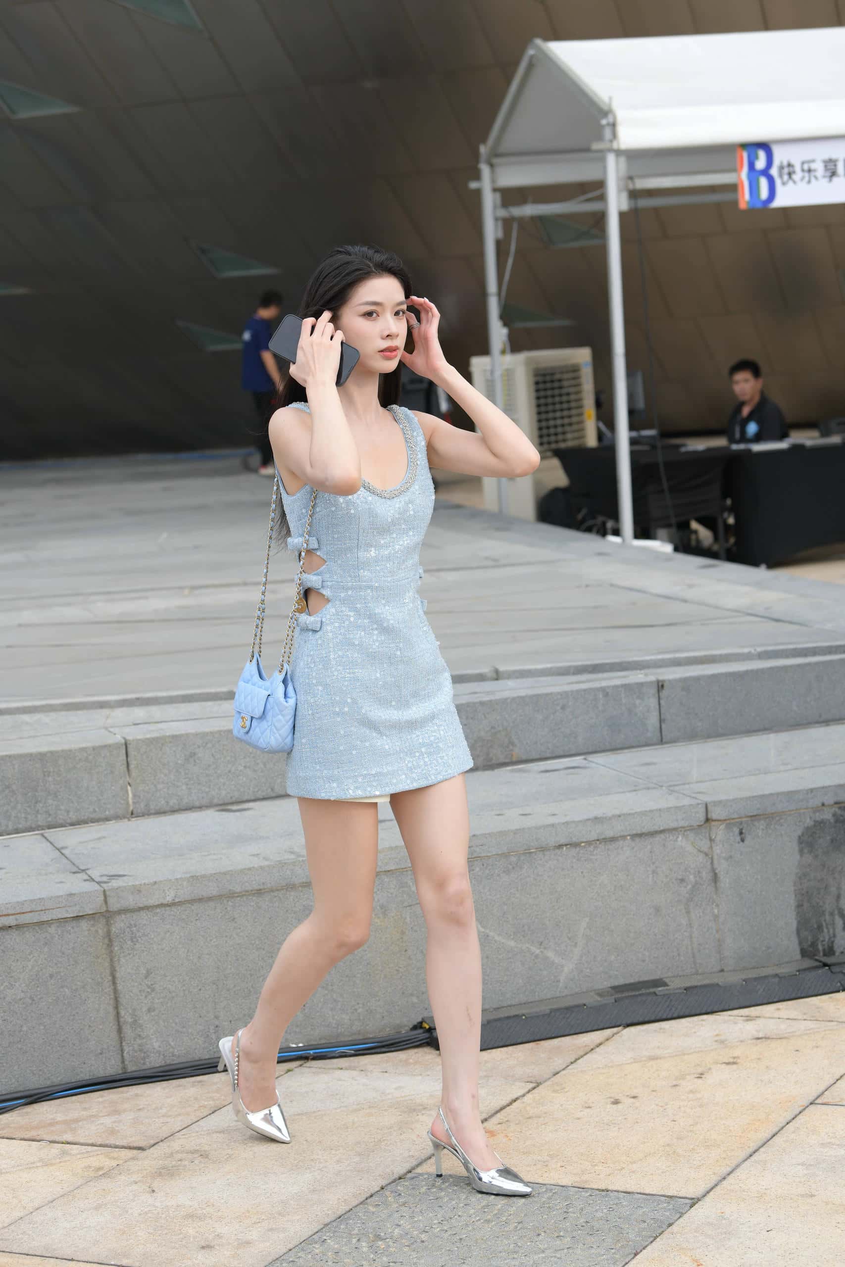 P4162 蓝色连衣裙温柔如水 【219P】-妹妹图库