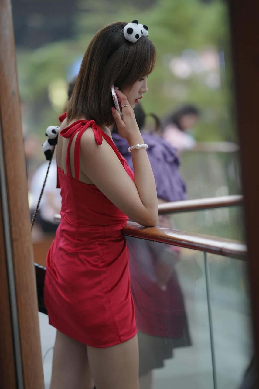 图片[3]-P0316 亮眼红色吊带裙【352P】5.56GB-妹妹图库