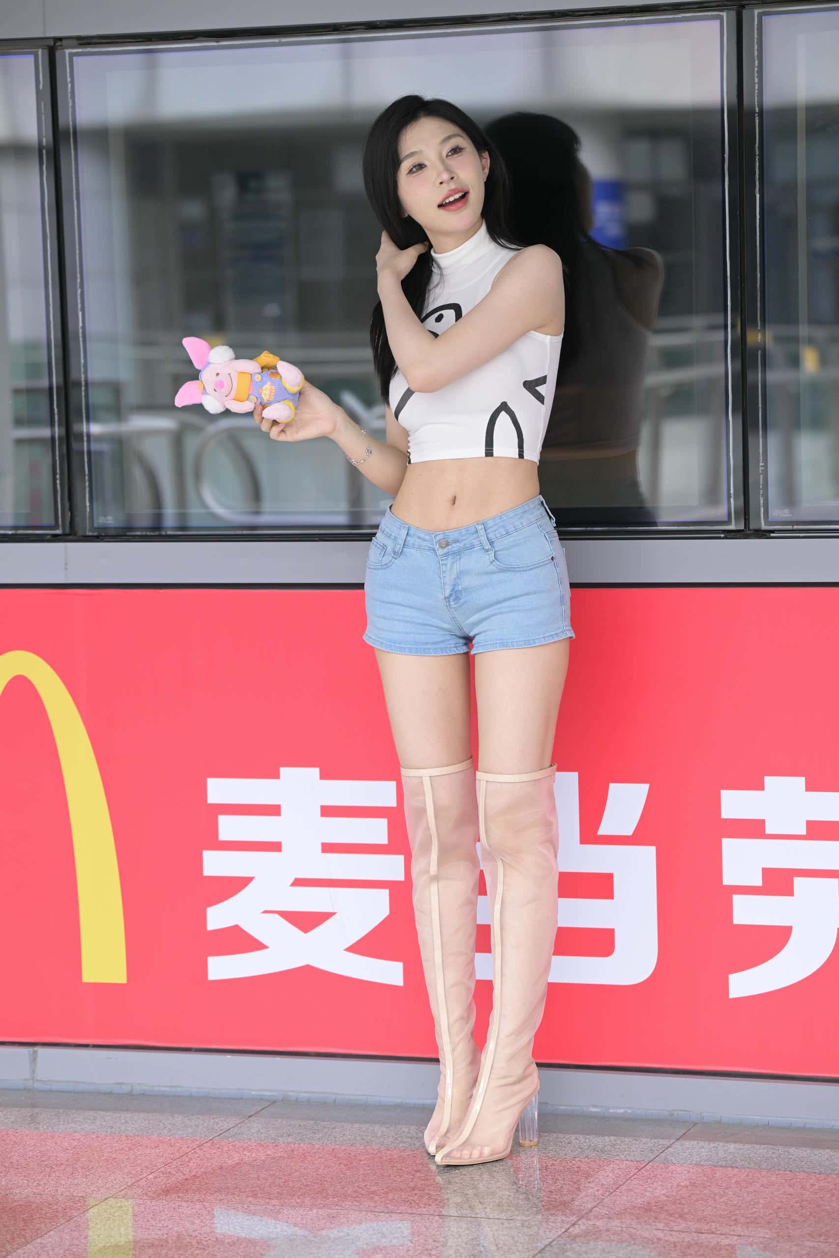 P0319 青春甜美牛仔短裤【116P】2.41GB-妹妹图库