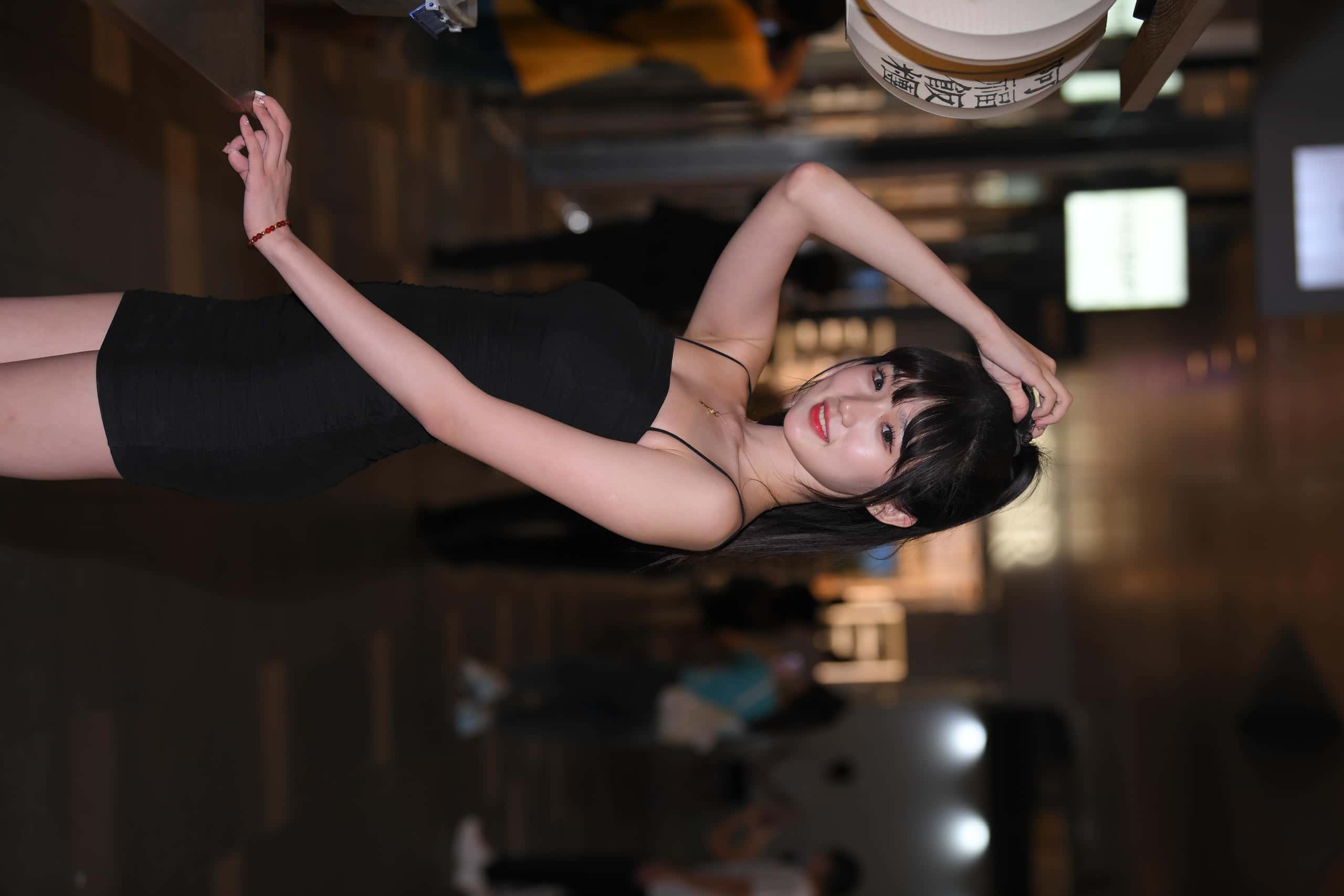 图片[1]-P4185 清纯吊带黑裙 【96P】-妹妹图库