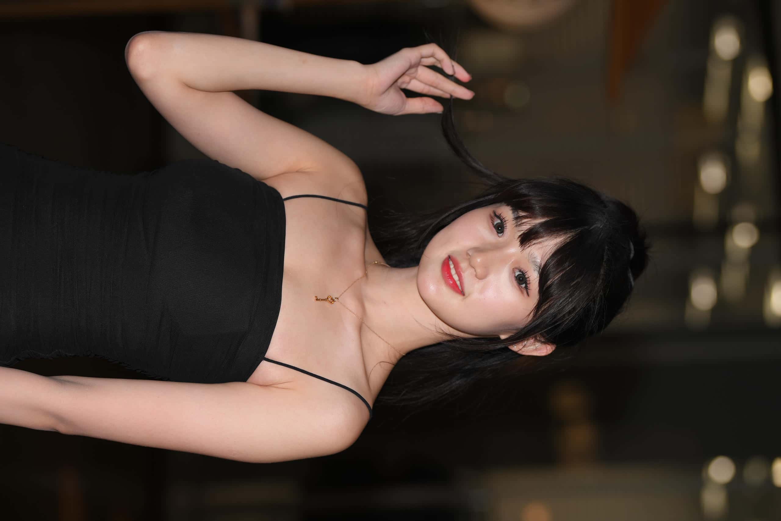 图片[3]-P4185 清纯吊带黑裙 【96P】-妹妹图库