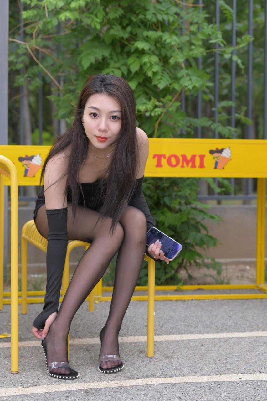 图片[5]-穿黑纱上衣的长发女孩【796P】P0226-妹妹图库