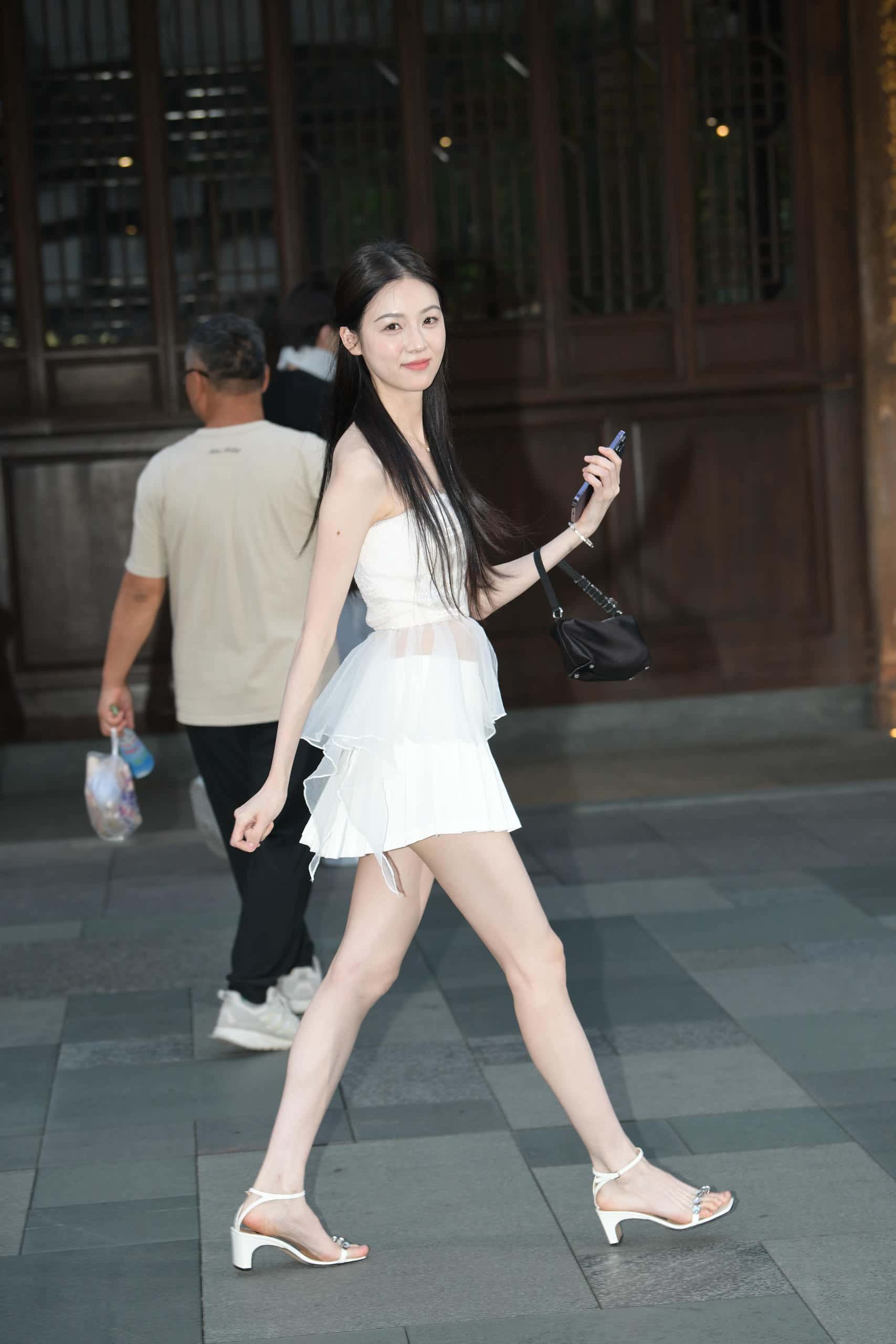 图片[2]-P4227 甜美白色连衣裙 【81P】-妹妹图库