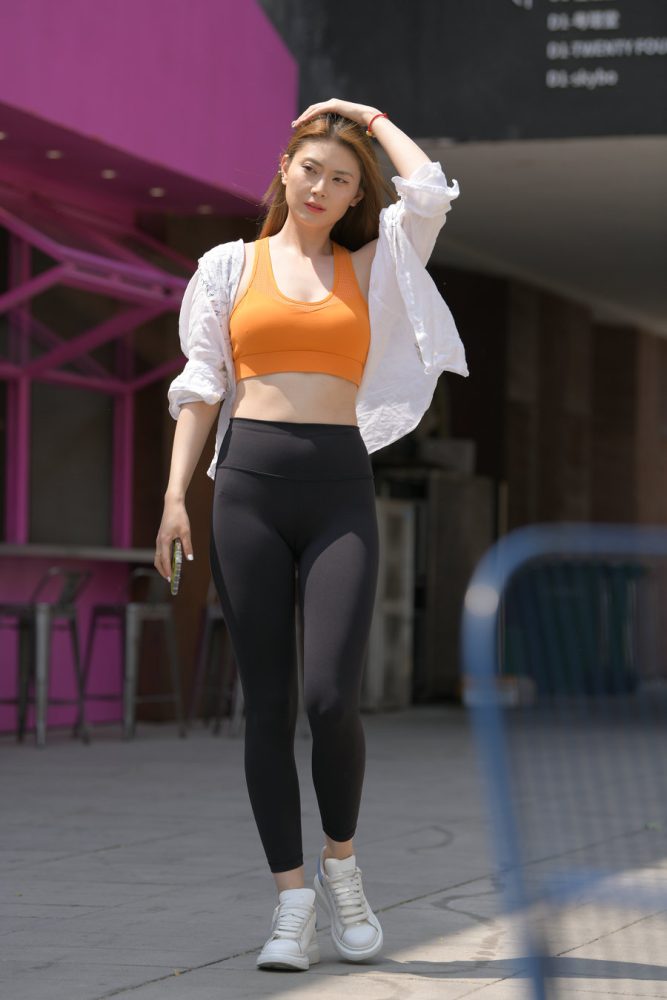 自信的瑜伽裤女孩J3670 712P-14.9GB-妹妹图库