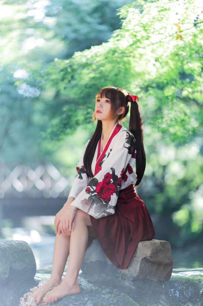 【免费】穿汉服的双马尾女孩【35P】20025-妹妹图库