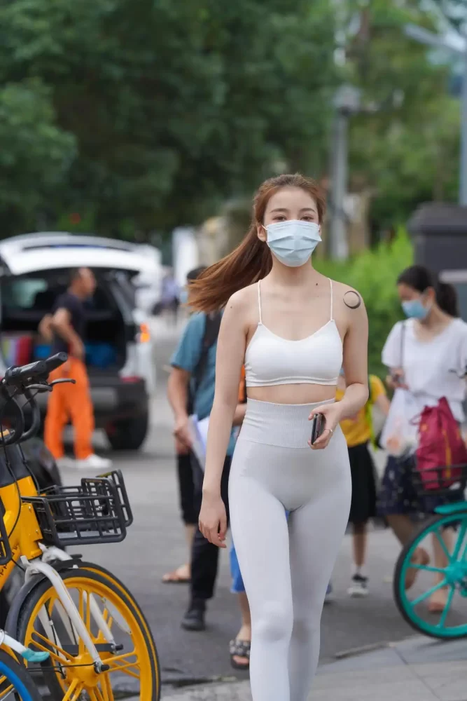 灰色瑜伽裤女孩 J1323 723P4V-17.9GB-妹妹图库