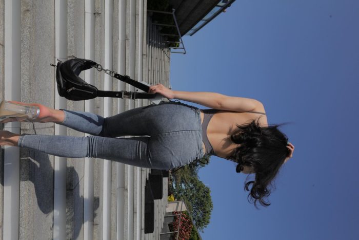 漂亮的紧身牛仔裤长发女孩【474P】00059-妹妹图库