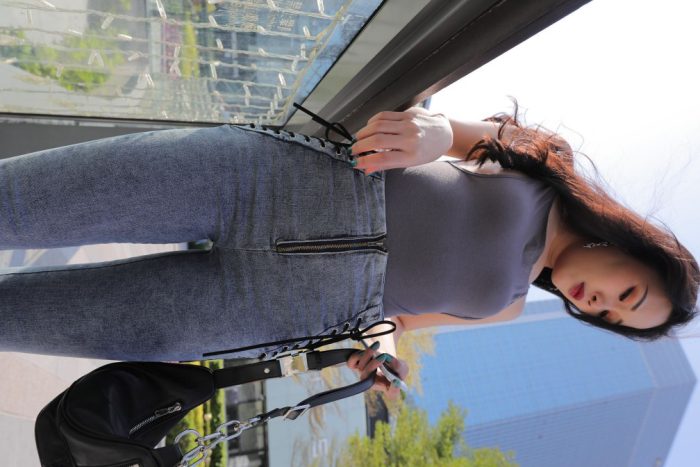 漂亮的紧身牛仔裤长发女孩【474P】00059-妹妹图库