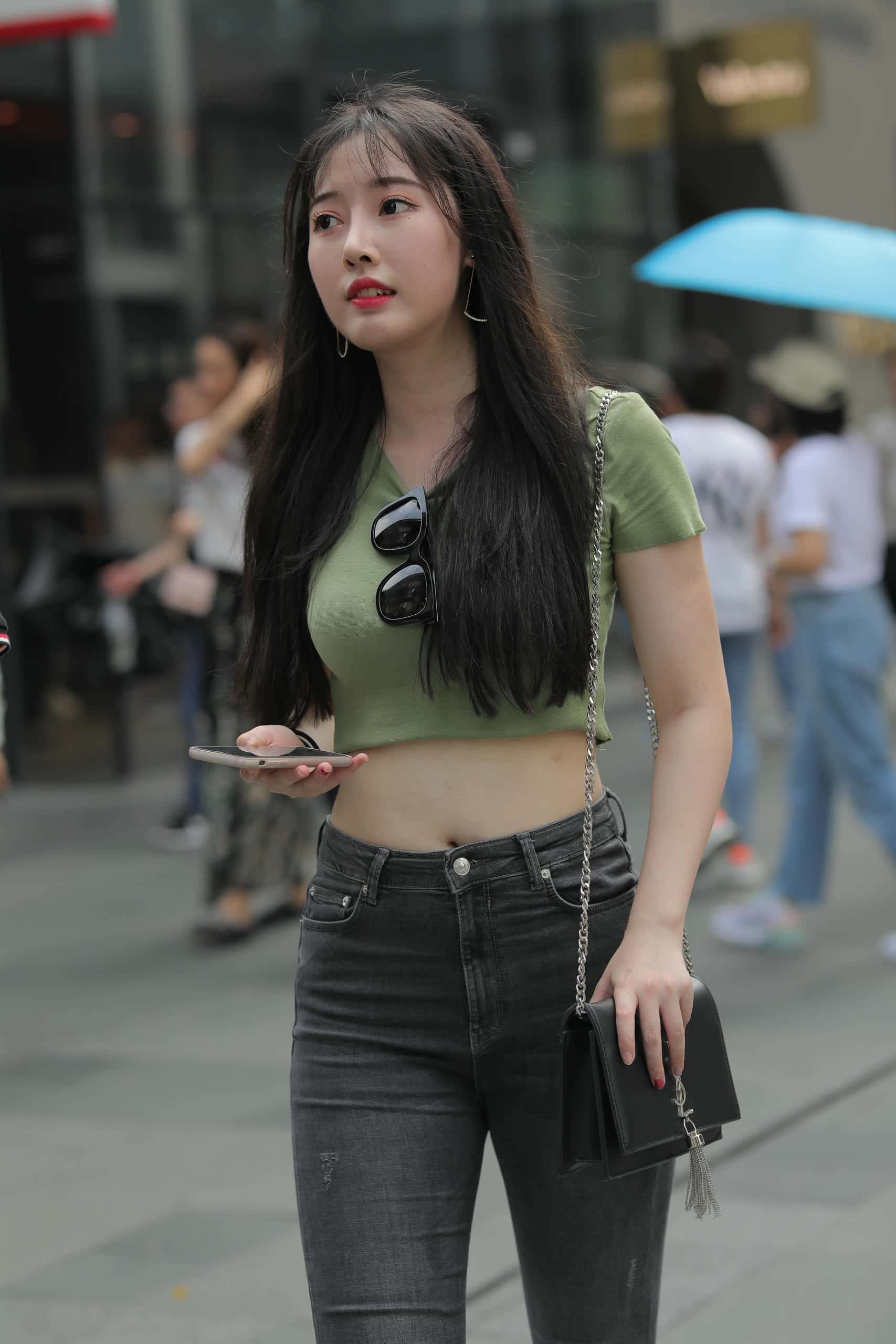 甜美靓丽牛仔裤女孩 【106P】J4144-妹妹图库