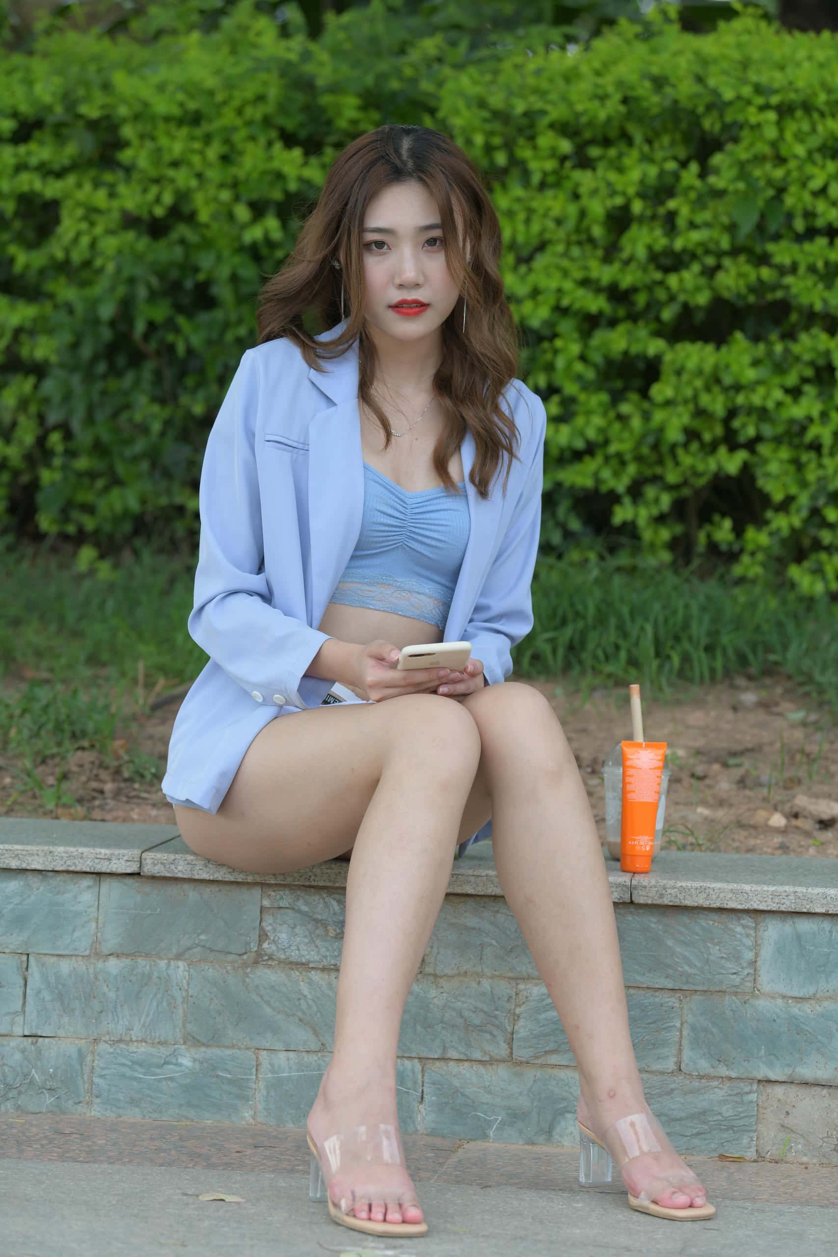 白色热裤女孩【1133P】J1680-妹妹图库