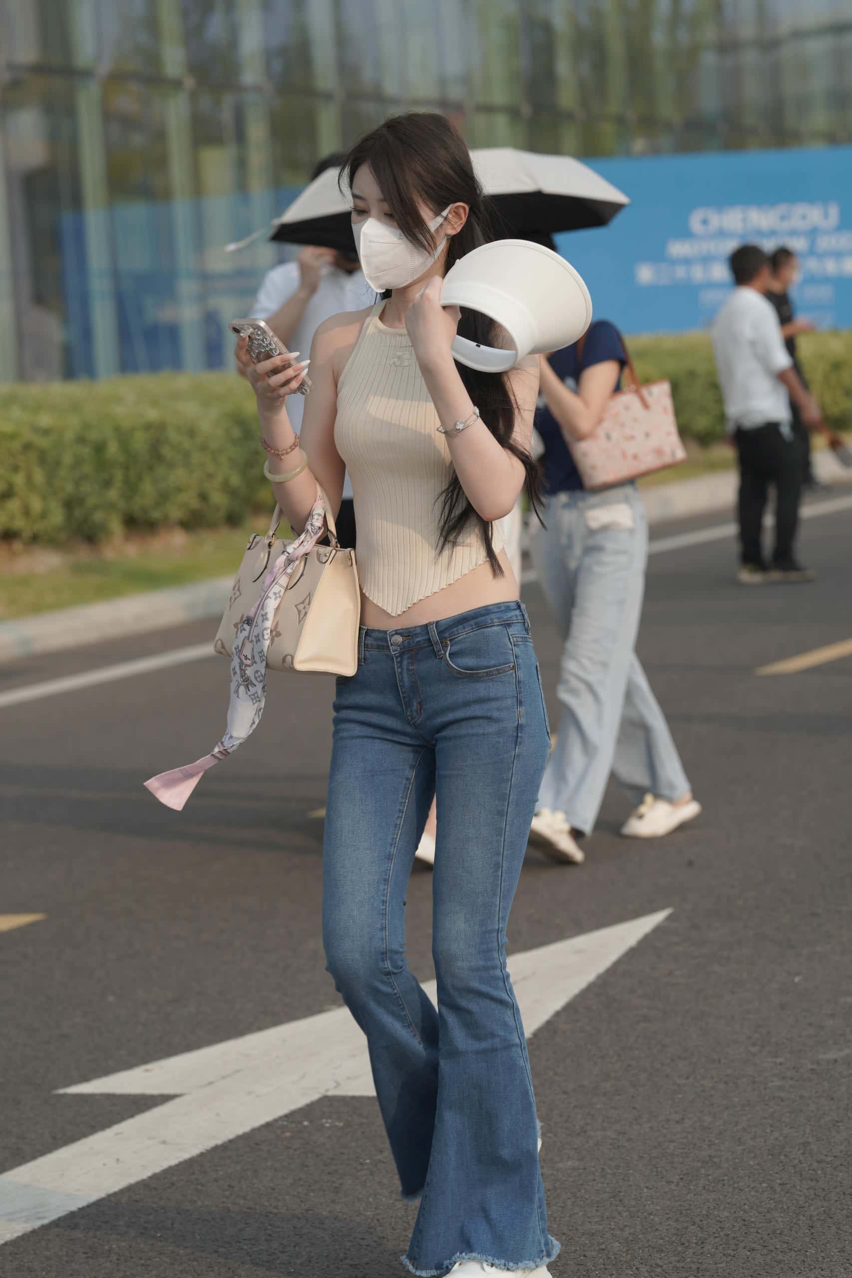 清纯喇叭牛仔裤女孩 【79P】J3591-妹妹图库