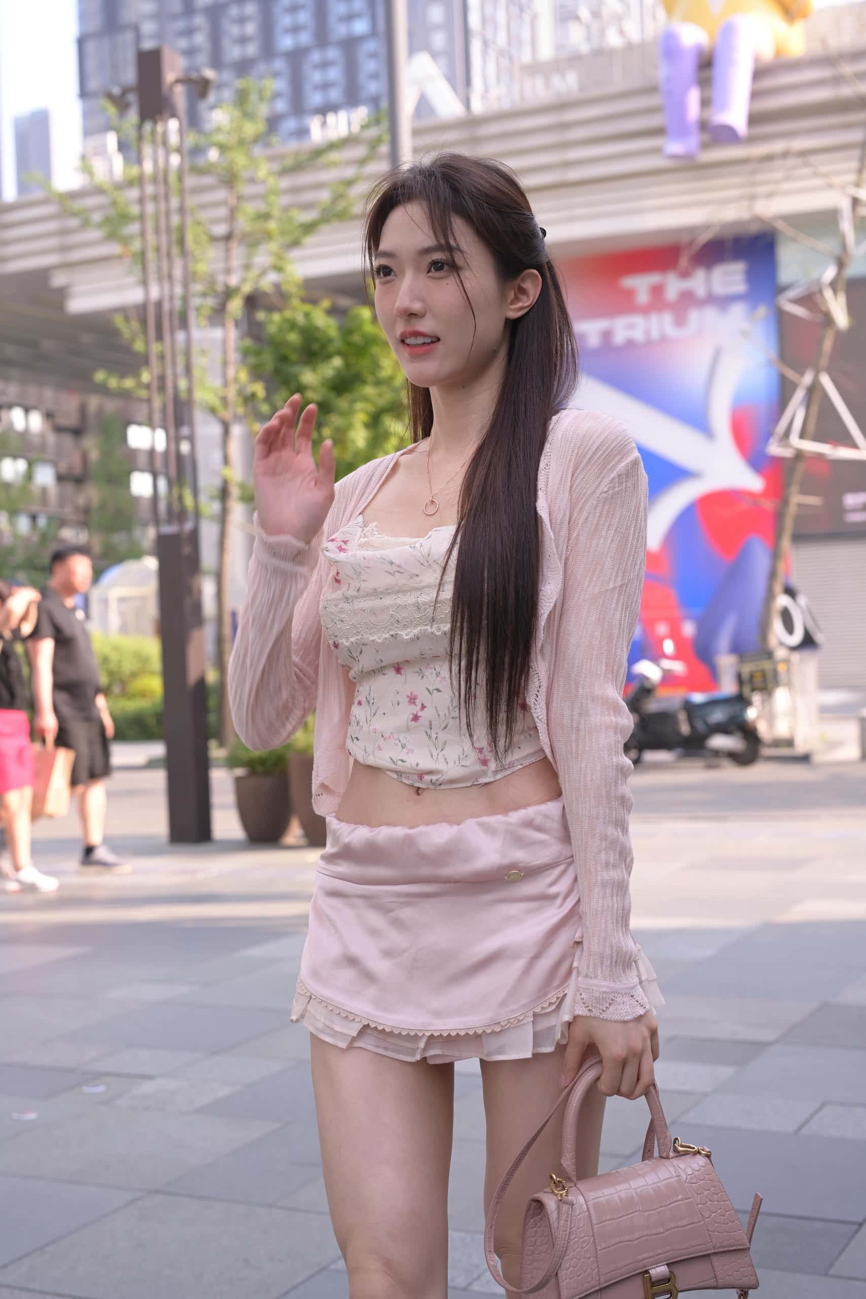 穿蕾丝蛋糕裙的粉色系少女【131P】J7577-妹妹图库