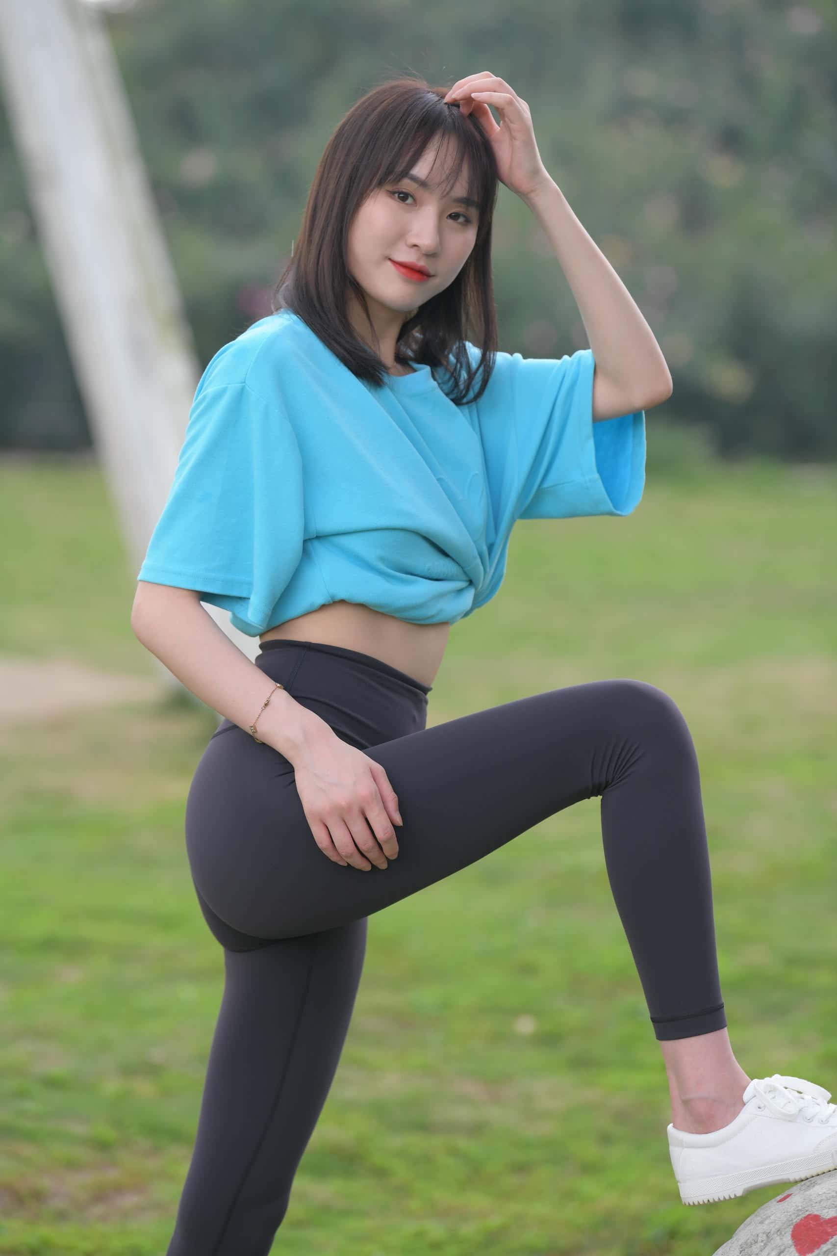 图片[3]-乖乖女瑜伽裤女孩【538P】J2224-妹妹图库