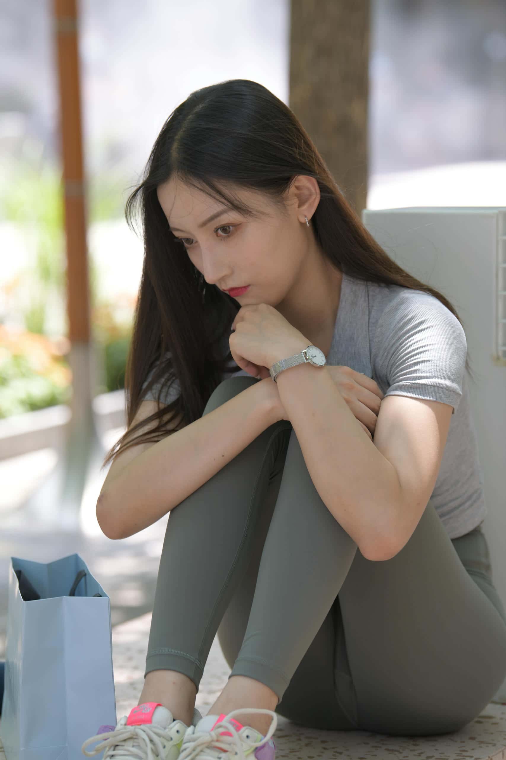 图片[2]-清纯瑜伽裤女孩【501P】J2192-妹妹图库