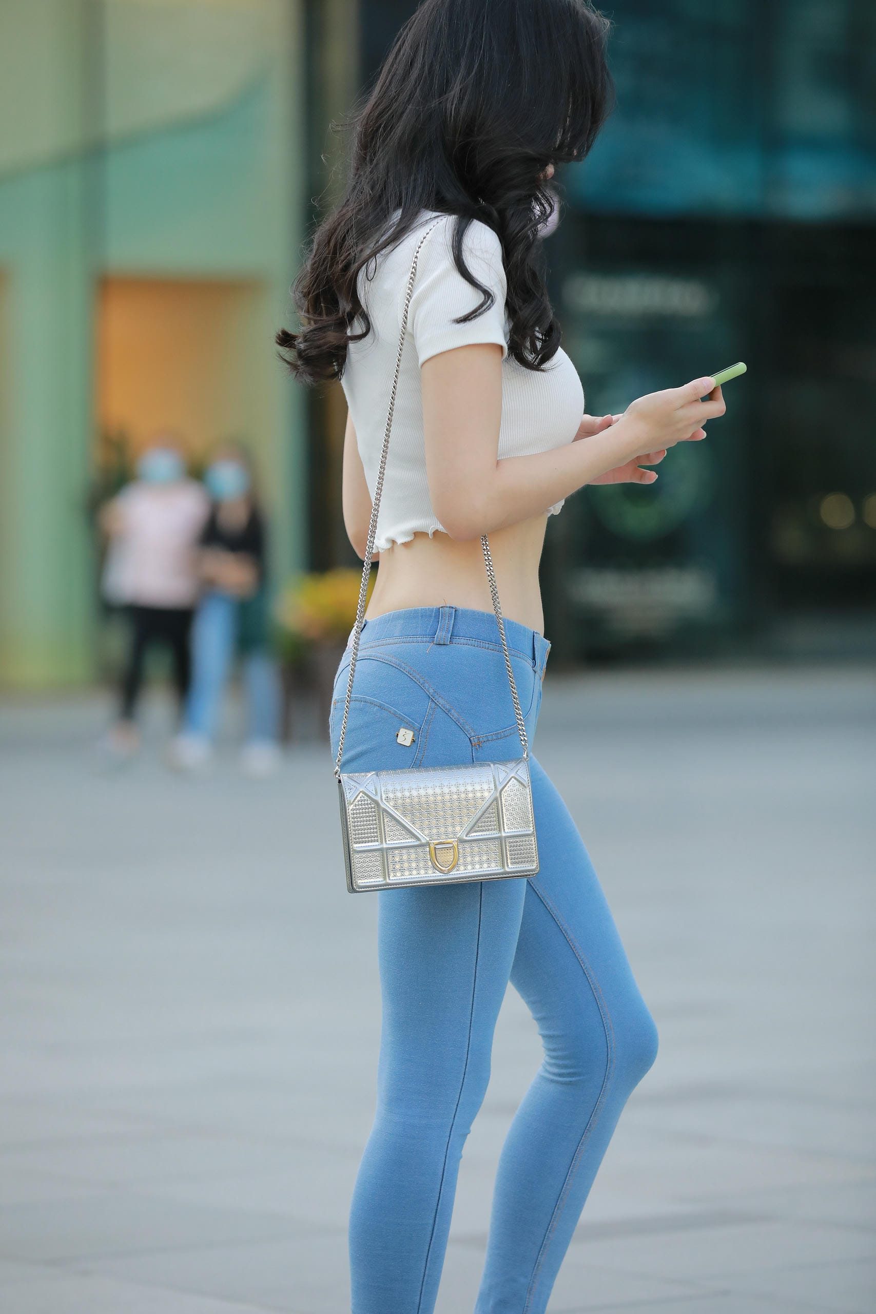 非常漂亮的紧身牛仔裤女孩【114P】J4016-妹妹图库