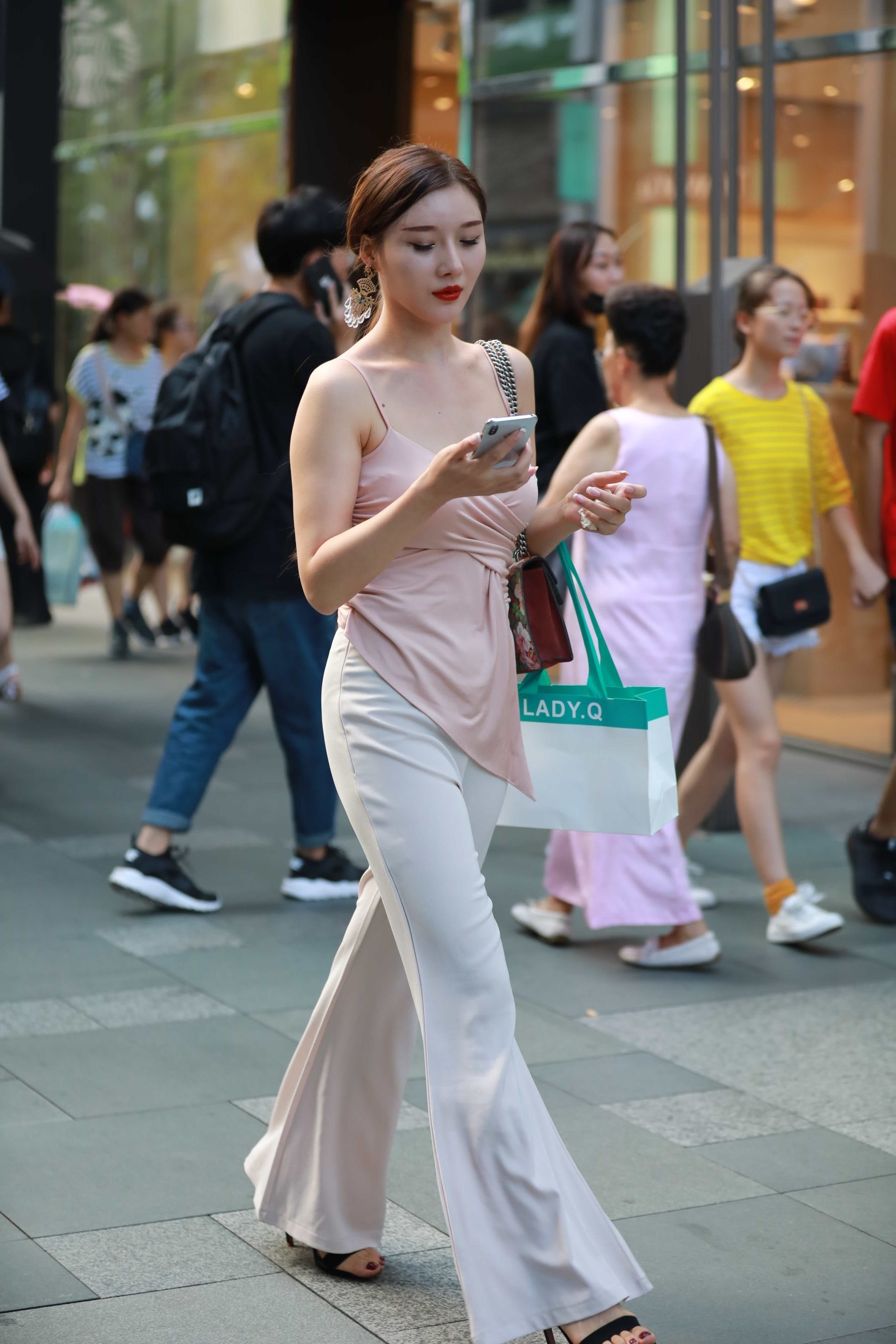 图片[2]-P0065 知性白色西裤 【102P】-妹妹图库